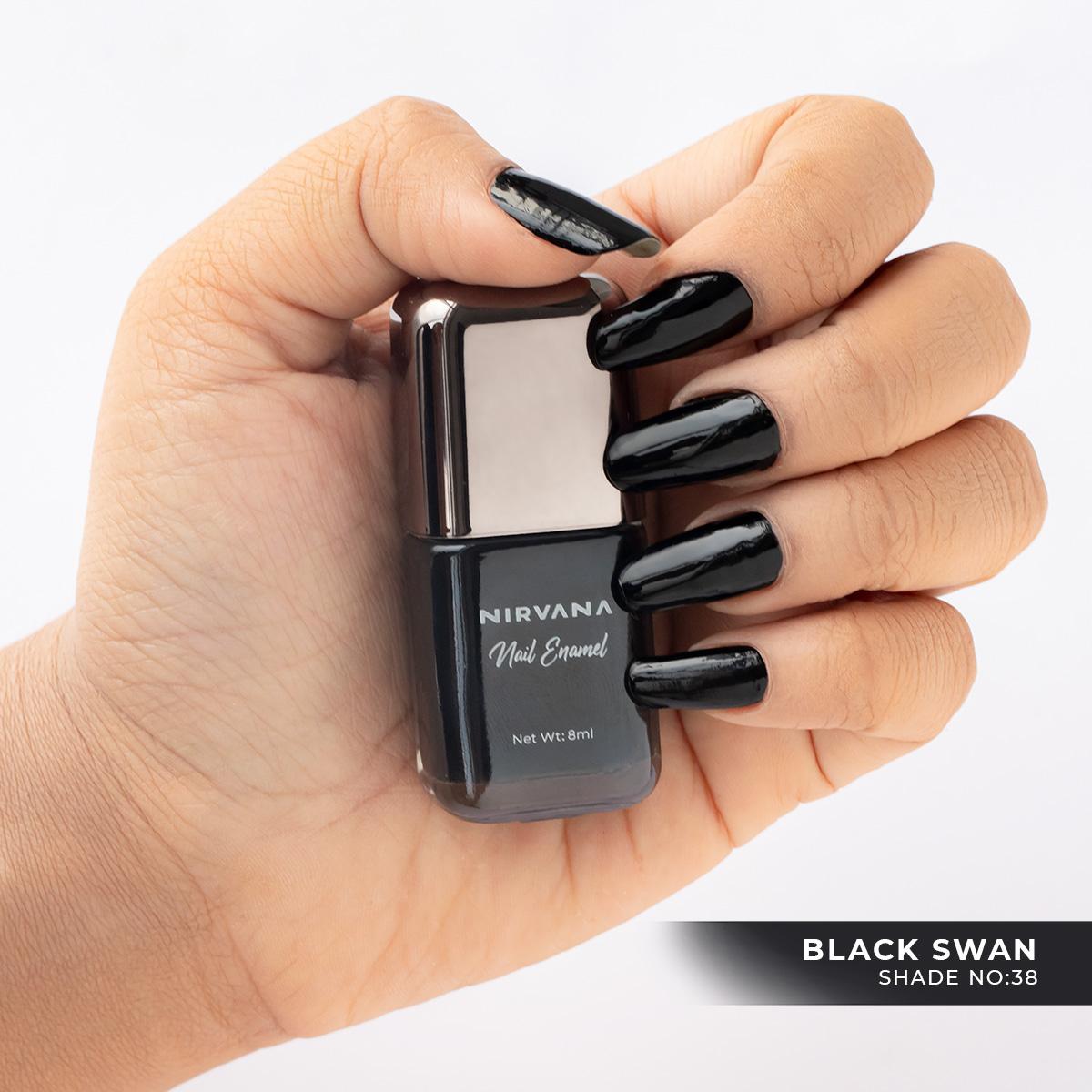 Nirvana Color Nail Enamel - Black Swan - 38