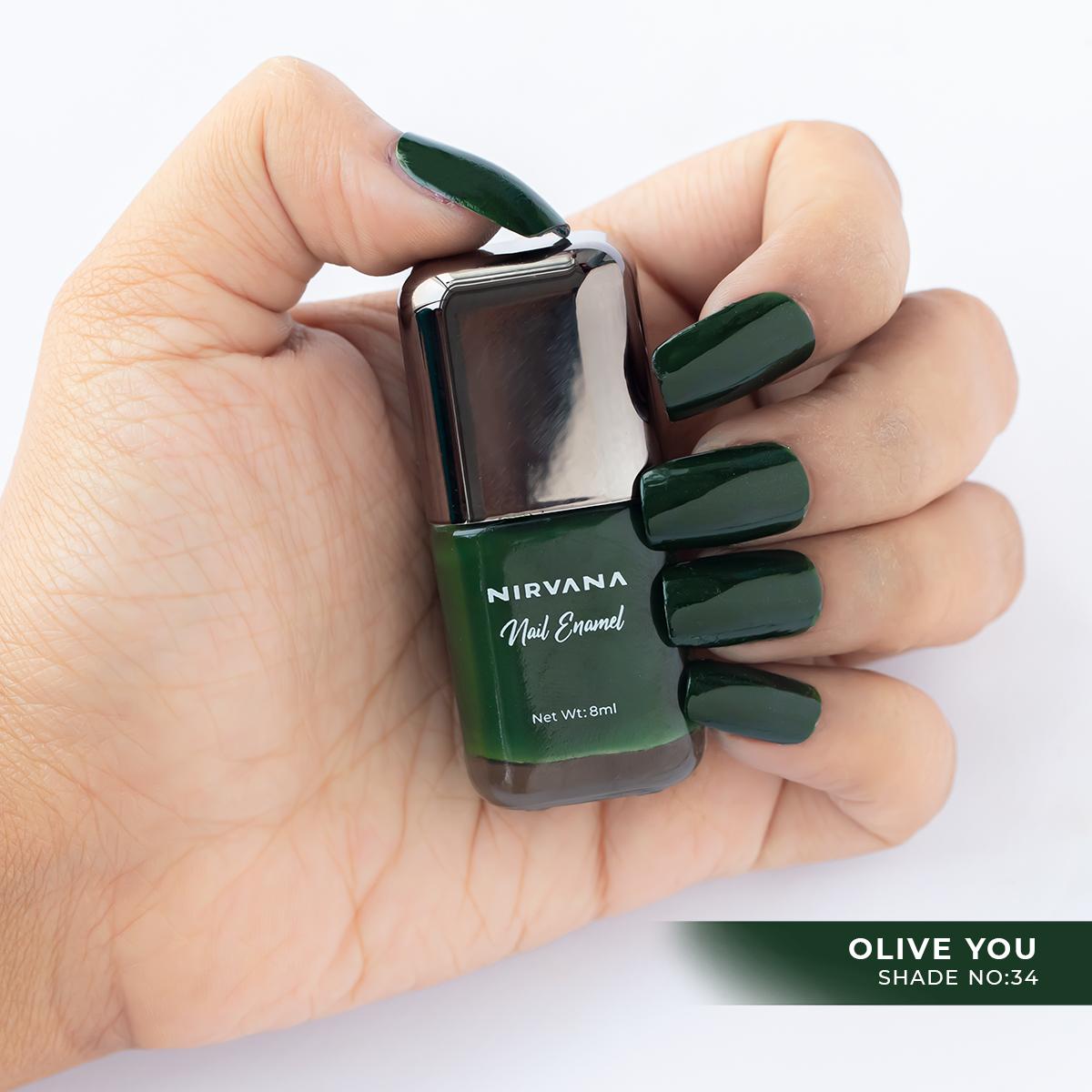 Nirvana Color Nail Enamel - Olive You - 34