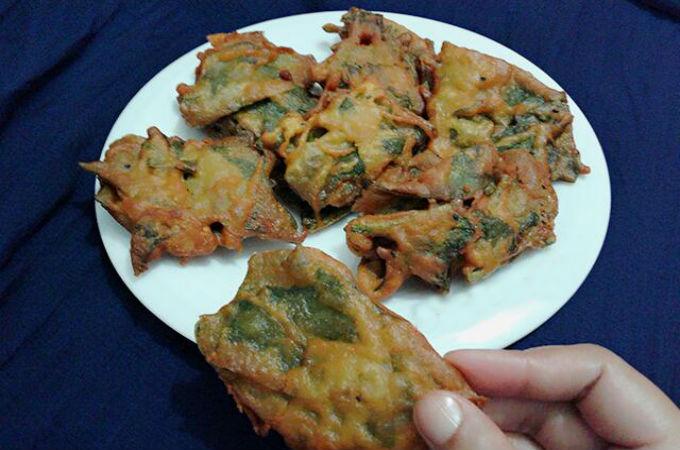 মুচমুচে পুঁই পাকোড়া