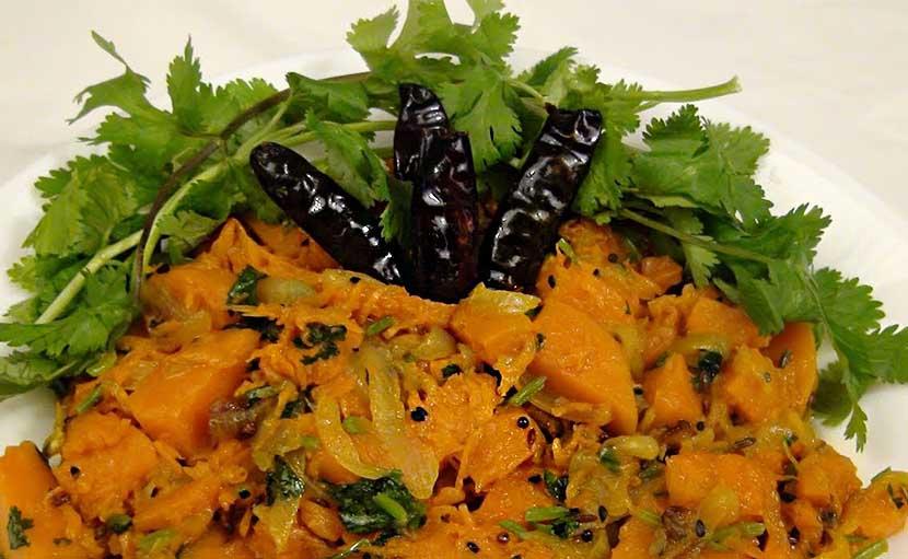 ফোড়নের স্বাদে মিষ্টি কুমড়া