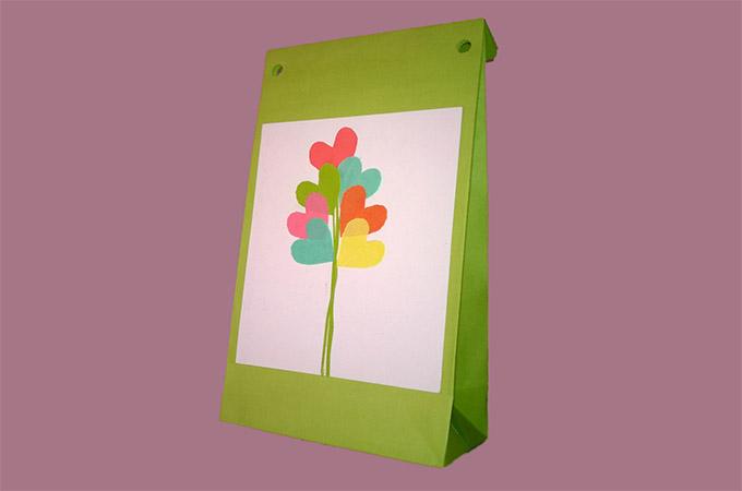 কাগজের হ্যান্ডমেইড গিফট ব্যাগ