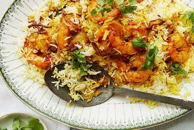 মজাদার চিংড়ী বিরিয়ানি
