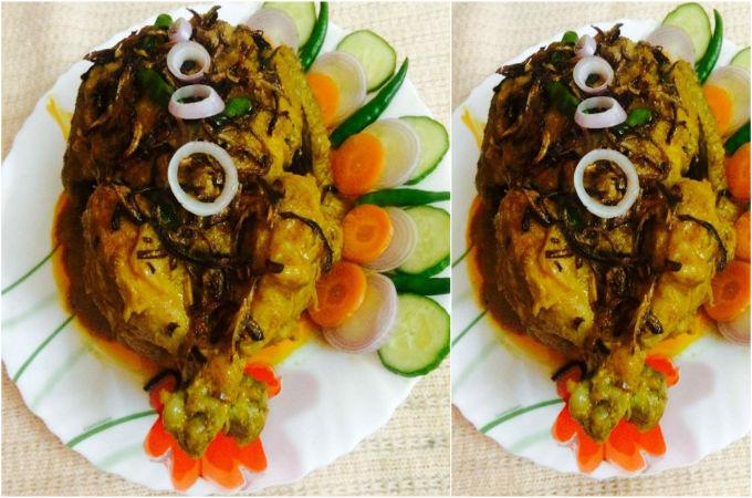 আস্ত চিকেন রোস্ট!