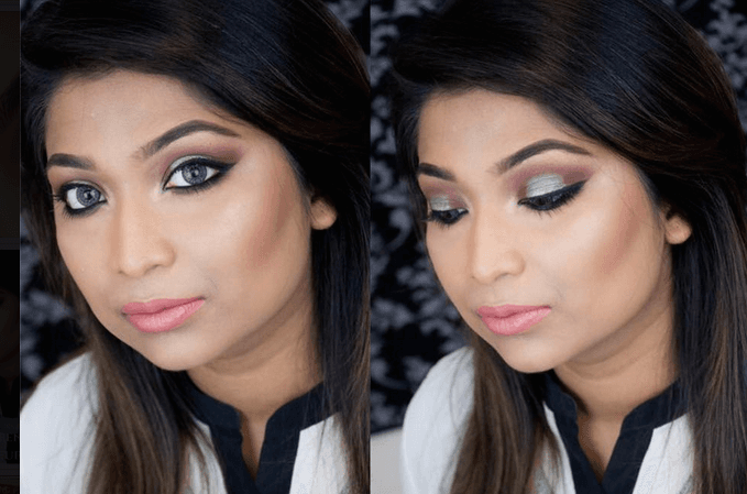 একুয়া গ্রিন আই মেকআপ