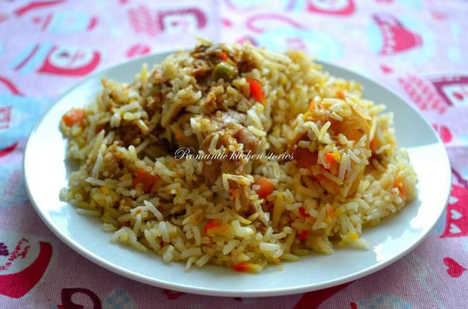 চিকেন অ্যান্ড ভেজিটেবল বিরিয়ানি